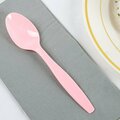 Creative Converting 6 1/8in Classic Pink Heavy Weight Plastic Spoon, 50PK 999SPOONPP